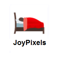 Person in Bed on JoyPixels
