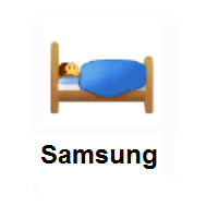 Person in Bed on Samsung