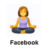 Person in Lotus Position on Facebook