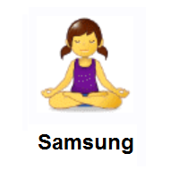 Person in Lotus Position on Samsung