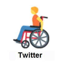 Person In Manual Wheelchair on Twitter Twemoji