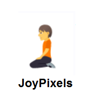 Person Kneeling on JoyPixels