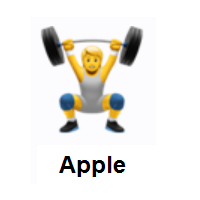 Person Lifting Weights on Apple iOS