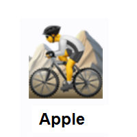 Person Mountain Biking on Apple iOS