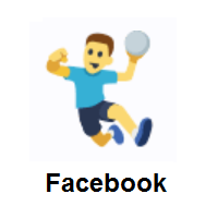 Person Playing Handball on Facebook
