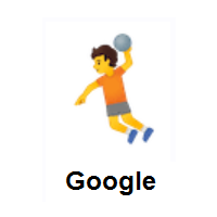 Person Playing Handball on Google Android