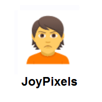Person Pouting on JoyPixels