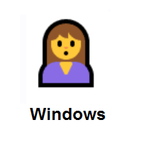 Person Pouting on Microsoft Windows