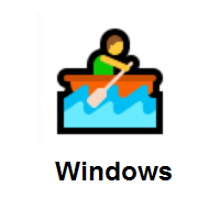 Person Rowing Boat on Microsoft Windows
