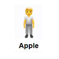 Person Standing on Apple iOS