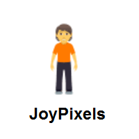 Person Standing on JoyPixels