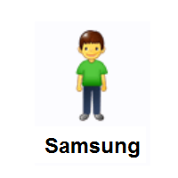 Person Standing on Samsung