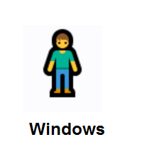 Person Standing on Microsoft Windows