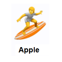 Person Surfing on Apple iOS