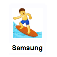 Person Surfing on Samsung