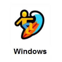 Person Surfing on Microsoft Windows