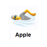 Person Swimming on Apple iOS