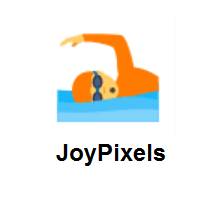 Person Swimming on JoyPixels