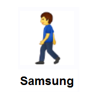 Pedestrian: Person Walking on Samsung
