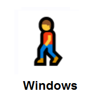 Pedestrian: Person Walking on Microsoft Windows