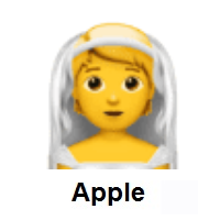 Person With Veil on Apple iOS