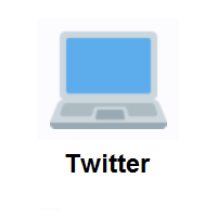Laptop: Personal Computer on Twitter Twemoji