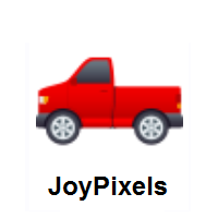 Pickup Truck on JoyPixels