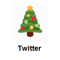 Pinales - Christmas Tree on Twitter Twemoji