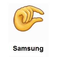 Pinching Hand on Samsung