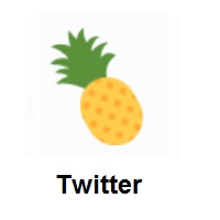 Pineapple on Twitter Twemoji