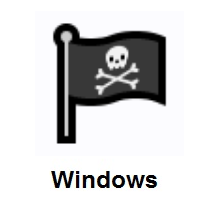 Pirate Flag on Microsoft Windows