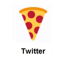 Pizza on Twitter Twemoji