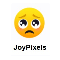 Pleading Face on JoyPixels