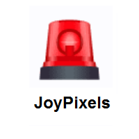 Police Car Light on JoyPixels