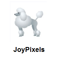 Poodle on JoyPixels