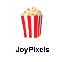 Popcorn on JoyPixels