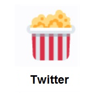 Popcorn on Twitter Twemoji