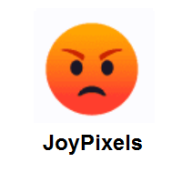 Sorrowful: Pouting Face on JoyPixels