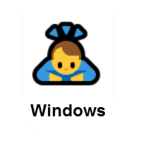 Person Bowing on Microsoft Windows
