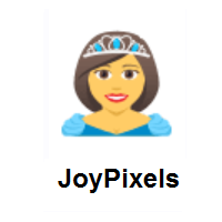 Princess on JoyPixels