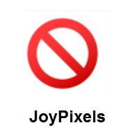 Prohibited on JoyPixels