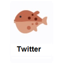 Pufferfish on Twitter Twemoji