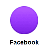 Purple Circle on Facebook