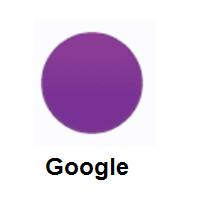 Purple Circle on Google Android