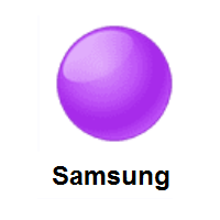 Purple Circle on Samsung