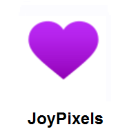 Purple Heart on JoyPixels