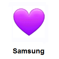 Purple Heart on Samsung