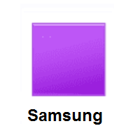 Purple Square on Samsung