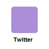 Purple Square on Twitter Twemoji