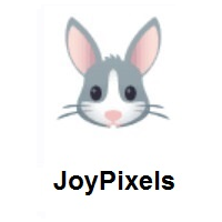 Rabbit Face on JoyPixels